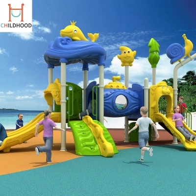 Children Playground Equipment Outdoor Plastic Kids Slides Cheap Playground