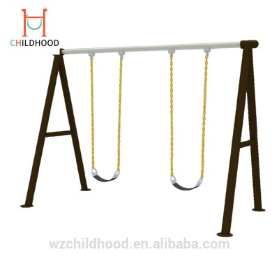 Professional manufacture safe reliable Outdoor garden adult plastic swing set