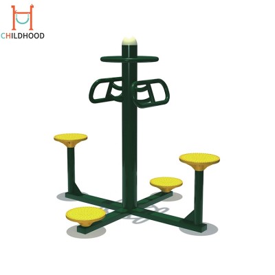 Safe Multiplayer shaking waist fitness equipment for park