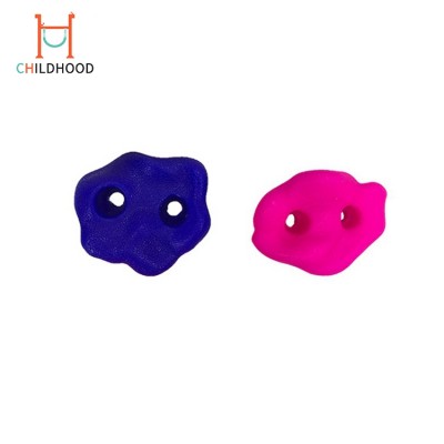 New Style Colorful Wholesale Indoor Rock Climbing Wall , Outdoor Climbing Holds