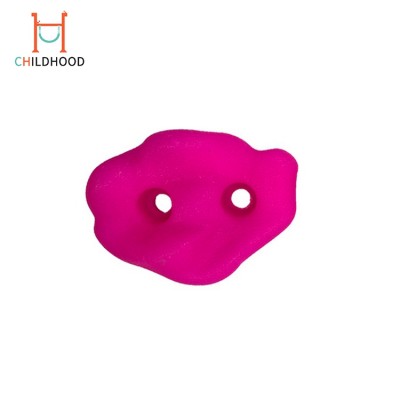 Commercial Children's Outdoor Plastic Rock Climbing Wall For Sale